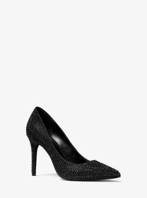 michael kors claire pump black|Claire Embellished Chain.